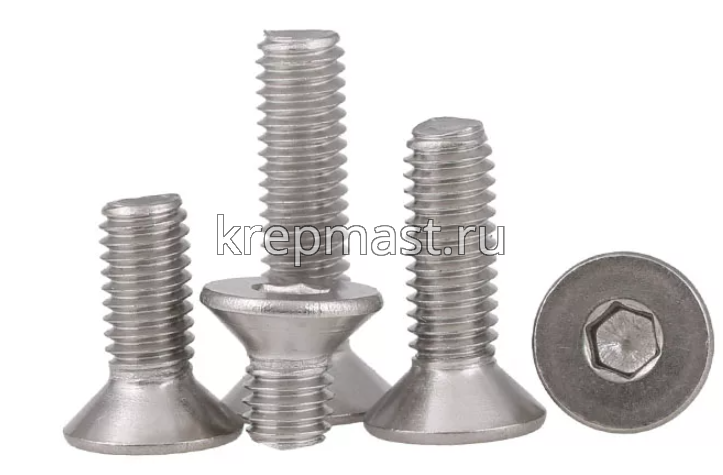 Винт с внут. шестиг. потай голов. 5х25 нерж. А2 DIN 7991