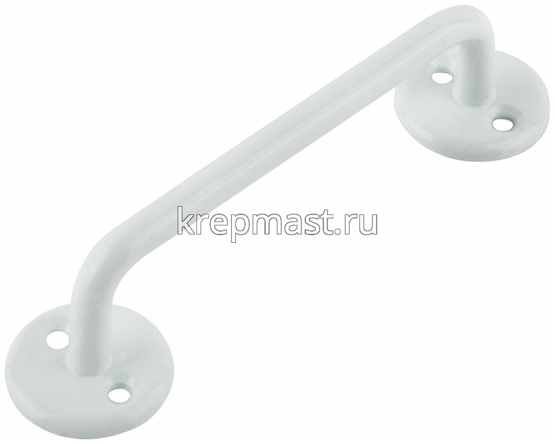 Ручка скоба круглая РС-100 Киров (белая)