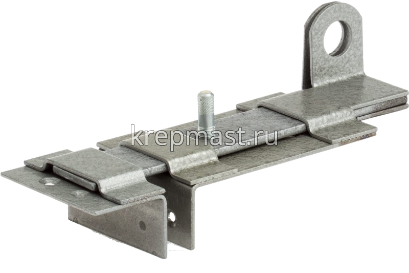 Задвижка дверная плоский ригель с проушиной