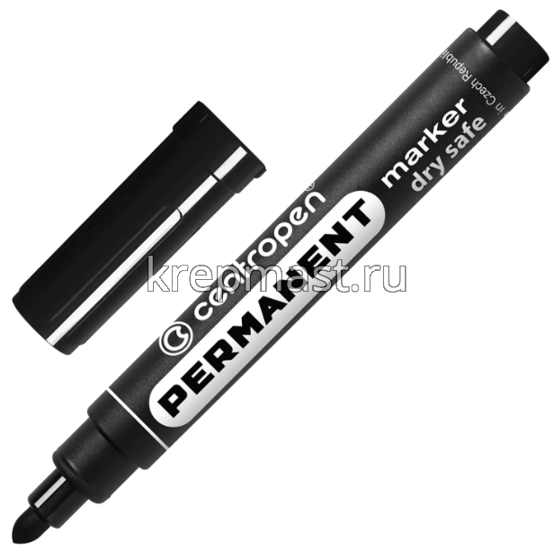 Маркер перманентный 2,5 мм черн.
