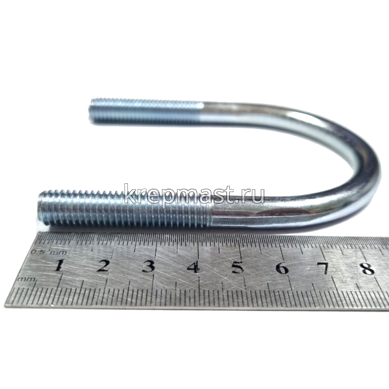 Болт оцинков.U-образный UBZ d= 61мм М10 без гайки