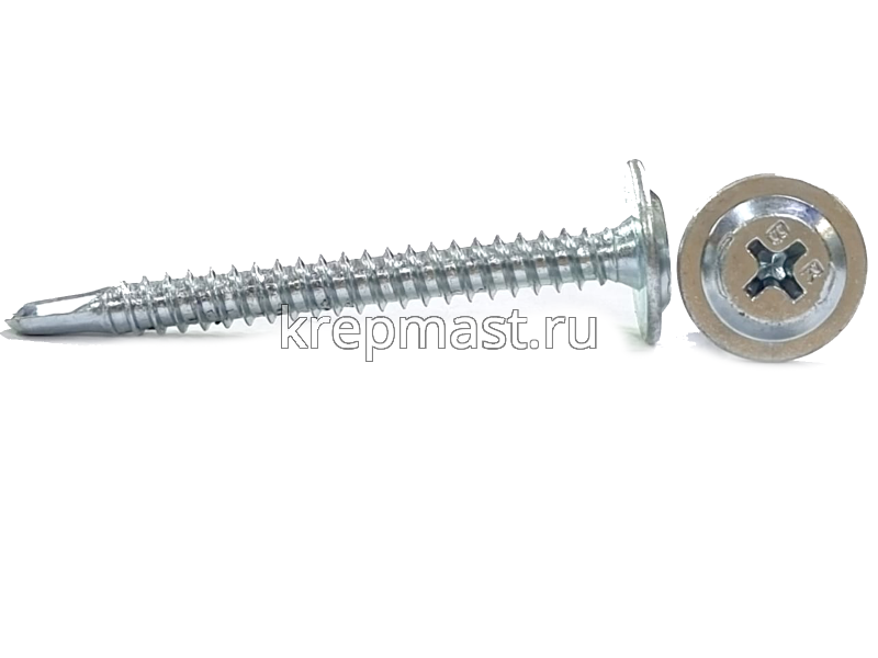 Саморез п/сф головка с п/ш сверло 4,2х41 усиленный