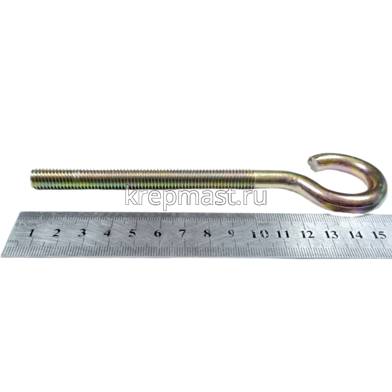 Винт с крюком 10х100