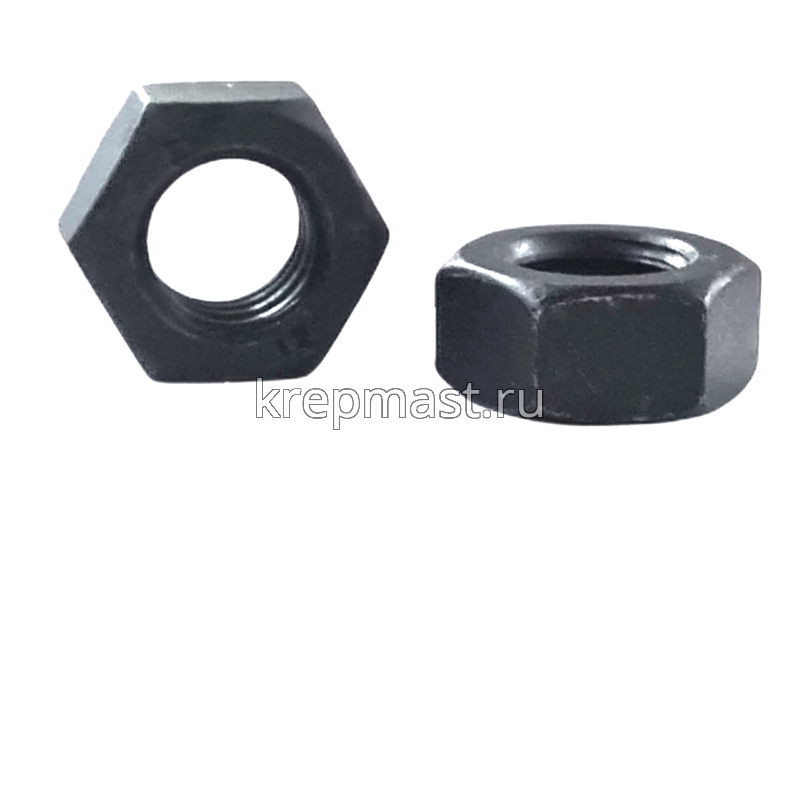Гайка 6-гр. М 14 DIN 934 (2,0) кл.пр.12.0 черная