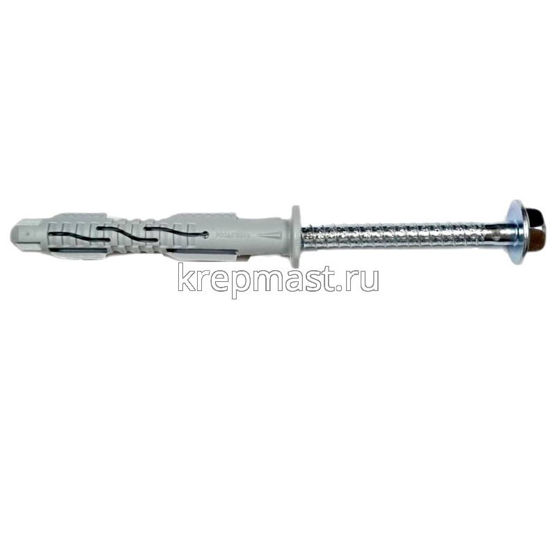 Дюбель фасадный с ШУРУПОМ полипропилен