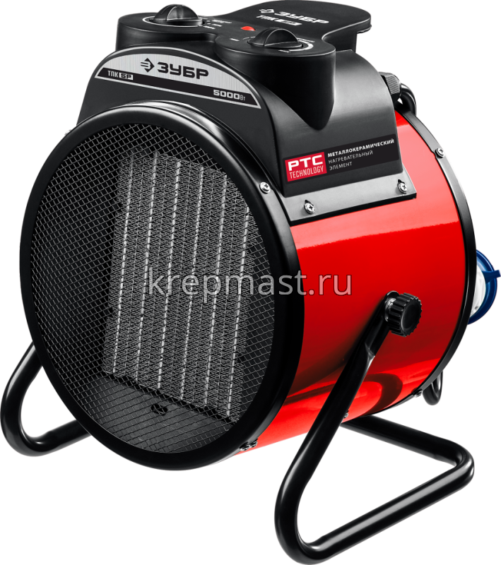 Тепловая пушка ТПК- 5Р круглая ЗУБР (5 кВт)