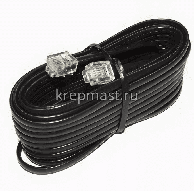 Удлинитель телеф евро джек-джек 5м КРОНА