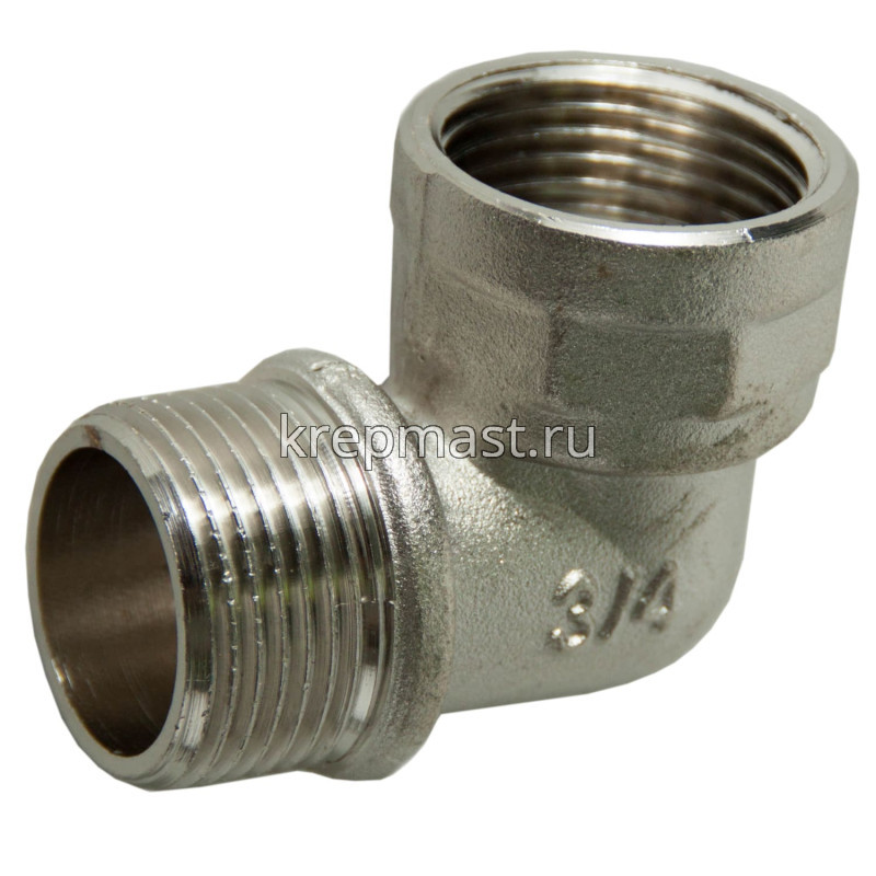 Угольник (латунь / никель)