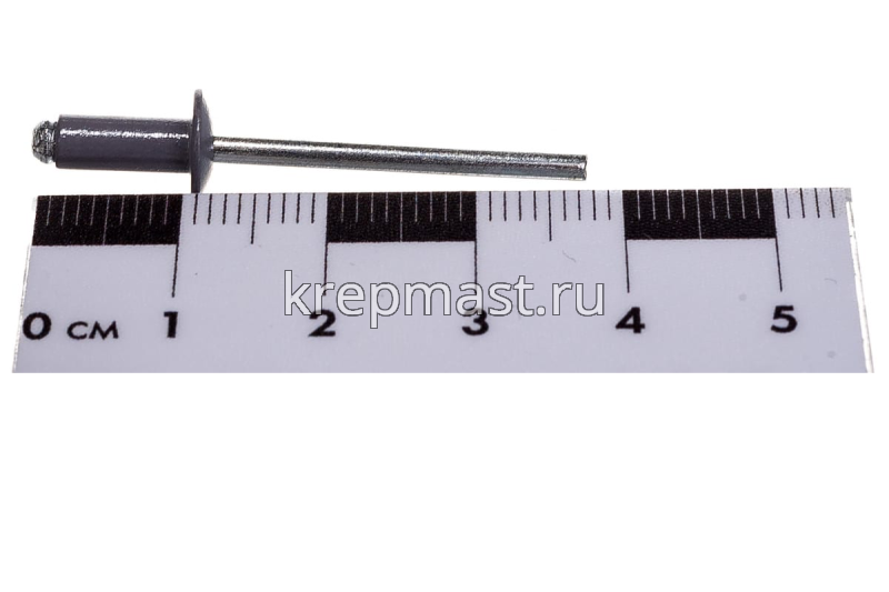 Заклёпка алюминий/сталь 4,0х10 RAL 7004