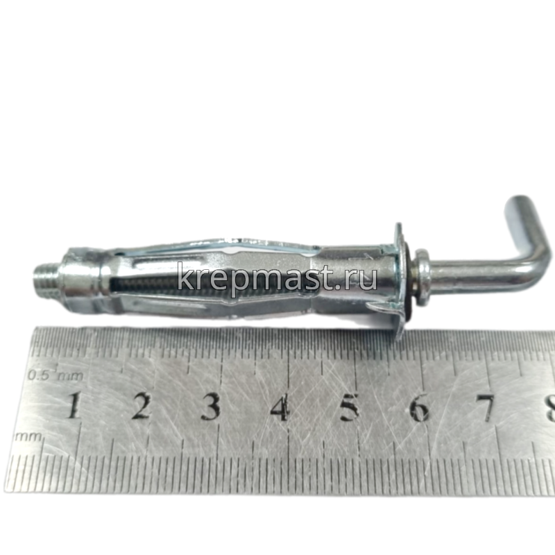 Дюбель мет.д/пустотелых констр.костыль М 6х52