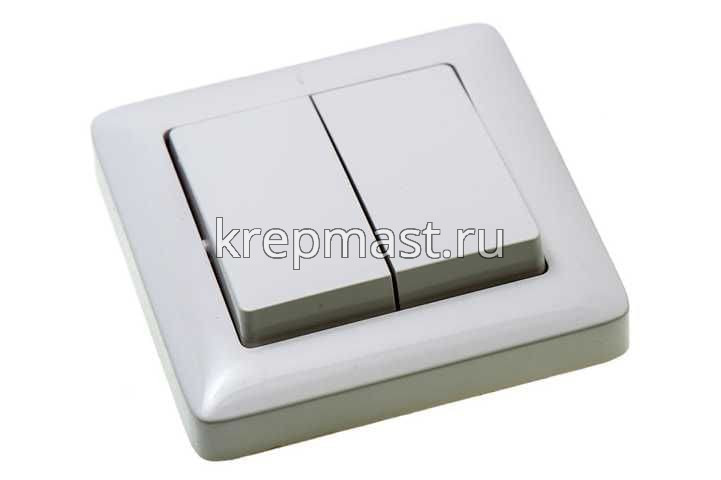 Выключатель ВС56-234б СП белый 2-кл.
