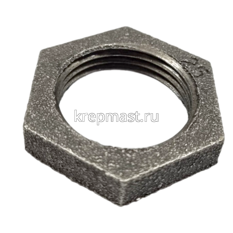 Контргайка чугун. ДУ-25 ГОСТ 8961-75