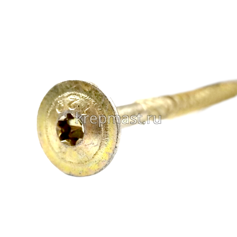 Шуруп с/нарез. для дерева с пресс шайбой 8х120 Тх