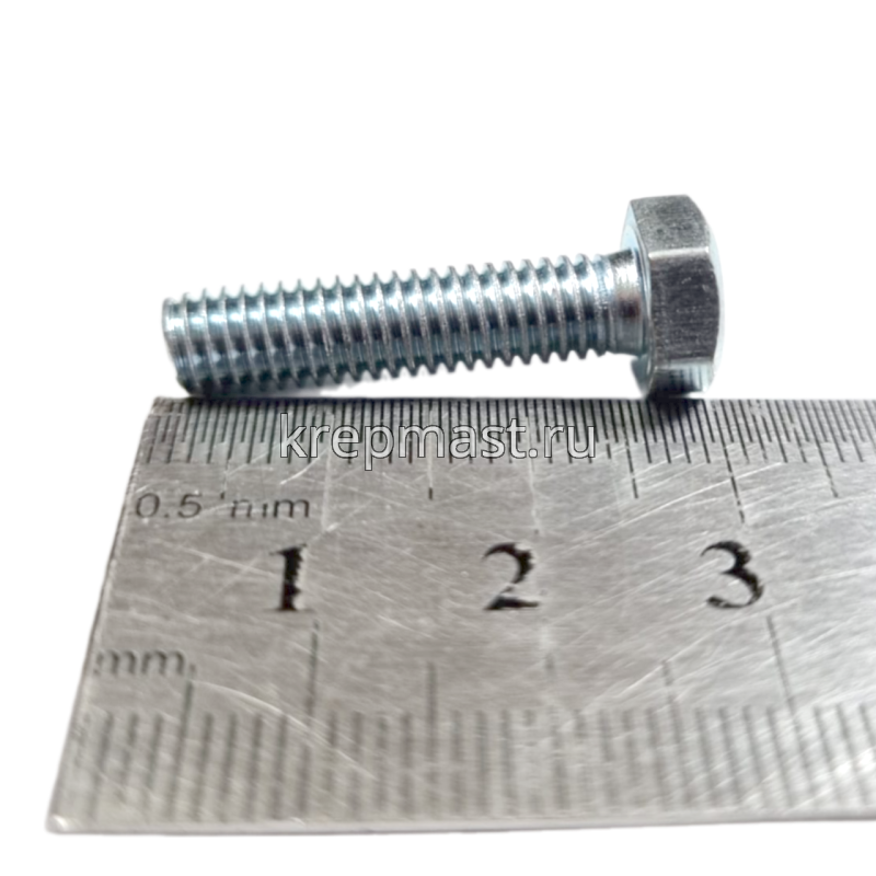 Болт 6х 25 кл.пр. 8,8 оц. п/р DIN 933