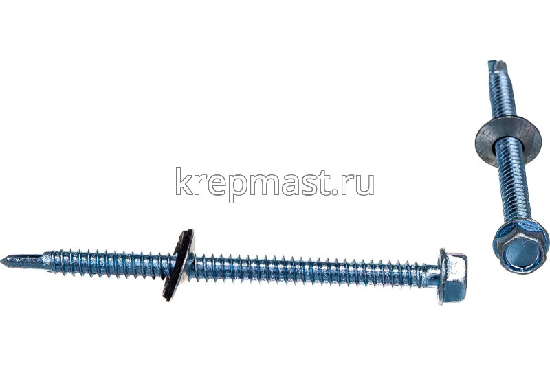 Саморез д/кровли 6,3х 90 оцинк