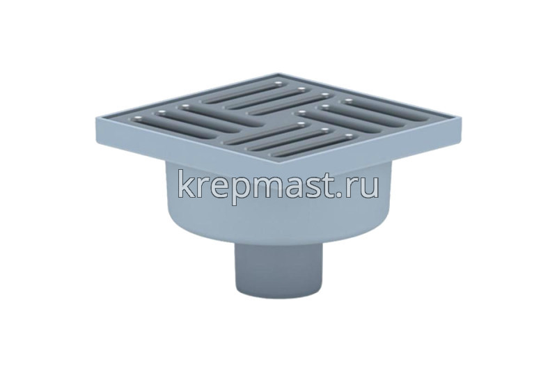 Трап УНИ 50 вер/вып с нерж/реш 15х15 (ТА5212)