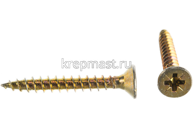 Шуруп универс. желтый цинк 6х 45