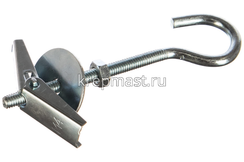 Дюбель складной пруж. с крюком М 4