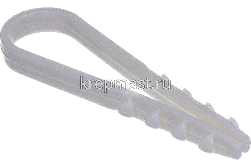 Хомут петелька 11/18 д/круглого кабеля пластик.