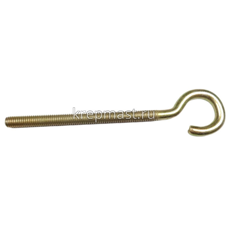 Винт с крюком 8х100