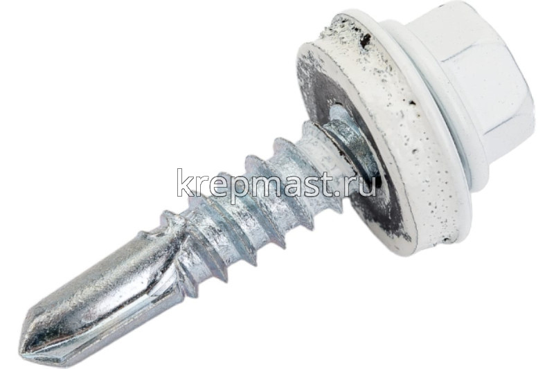 Саморез д/кровли краш. 5,5х25 RAL 9003
