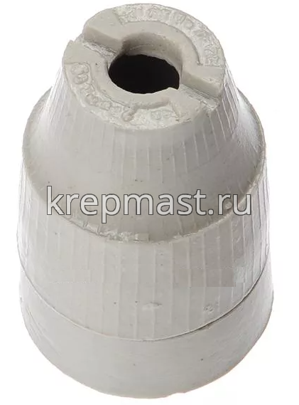 Патрон Е27 керамический НК-05 (гладкий)