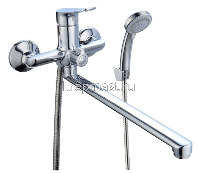 Смеситель д/ванны B8290-18F латунь