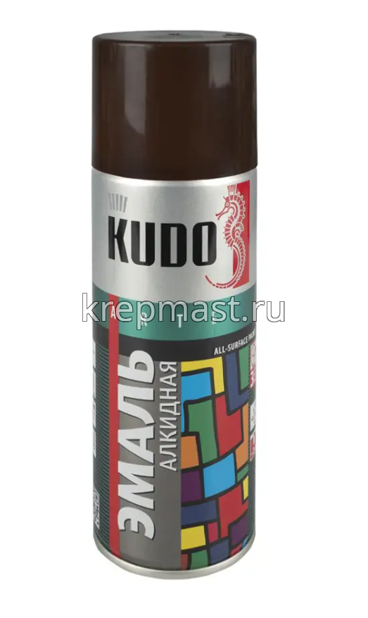 Эмаль аэр. универс. коричневая 520мл