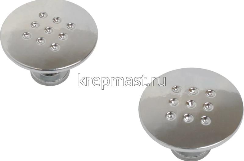 Ручка кнопка A507 СР хром StahlBuro