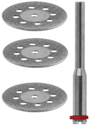 Круги STAYER/FIT алмазные отрезные d=22мм (набор 3шт)