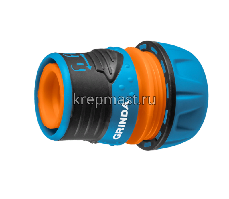 Соединитель GRINDA пластмас. с запирающ.механизмом 3/4"