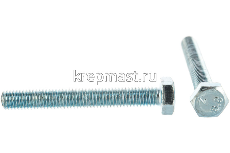 Болт 8х 60 кл.пр. 8,8 оц. п/р DIN 933