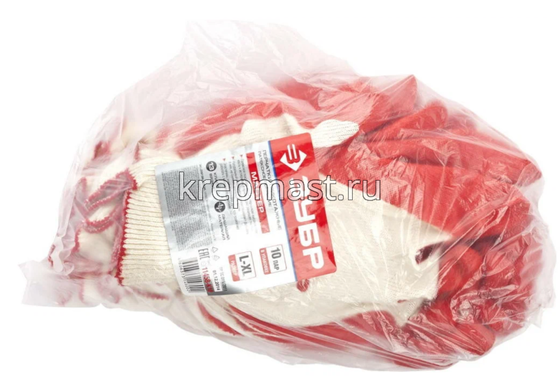 Перчатки ЗУБР с нитриловым обливом