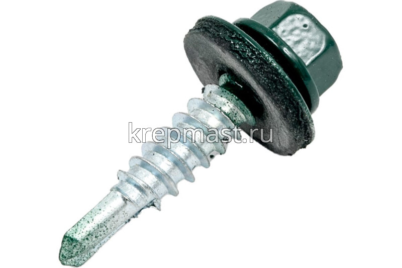 Саморез д/кровли краш. 5,5х25 RAL 6005