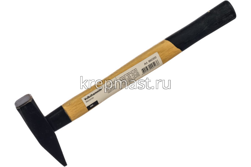 Молоток с деревянной рукояткой 300гр