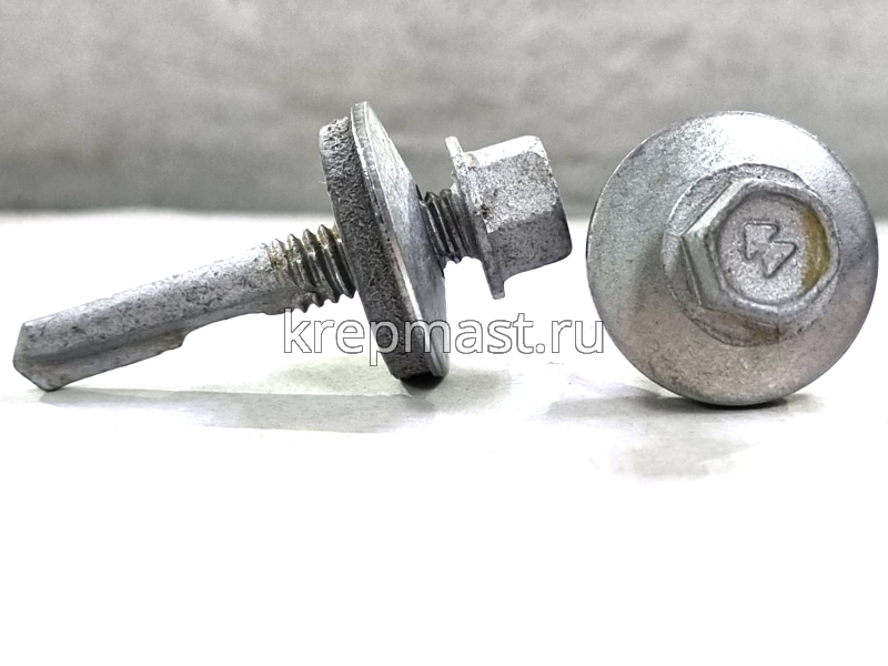 Саморез кровельный 5,5х32 HE5-R-Z19 HARPOON 6-гр. - увел.сверло