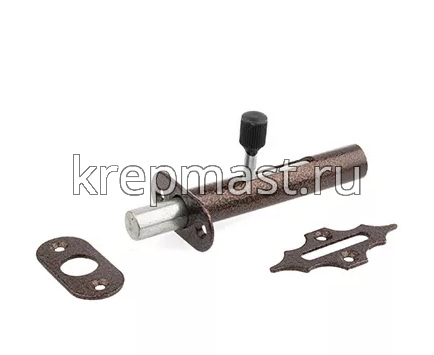 Задвижка дверная круглый прямой ригель