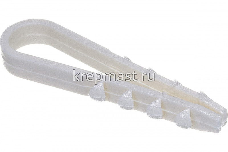 Хомут петелька д/крепл. круглого кабеля пластиков.