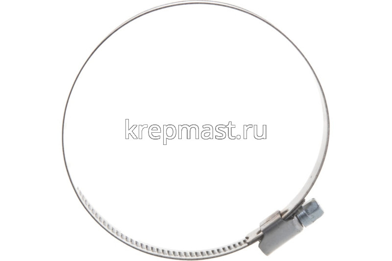 Хомут червячный нержавейка 70-90