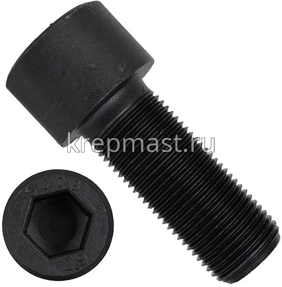 Винт с внутр.шестигранником 12 х 40 черный кл.пр.12,9 п/р DIN 912