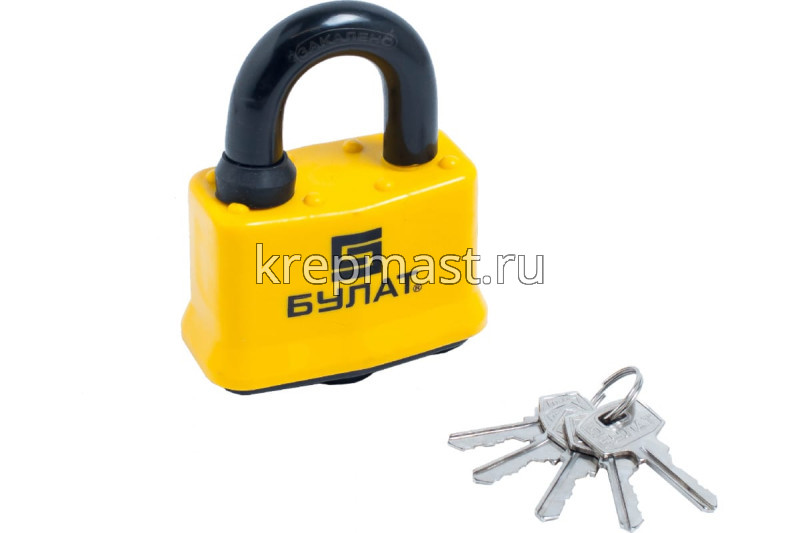 Замок навесной БУЛАТ ВС 0365 водостойкий