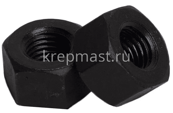 Гайка 6-гр. М 36 DIN 934 (4,0) кл.пр.10,0 черная