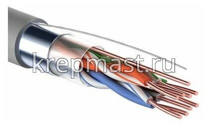 Кабель FTP 4х2х24 AWG кат.5е медь PROCONNECT