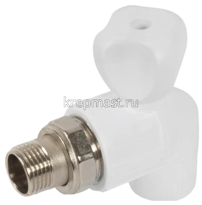 Кран шар D20-1/2 НР п/п угл. д/радиат.