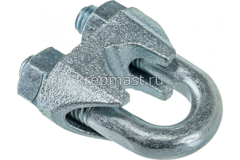 Зажим д/троса М14 с гайками