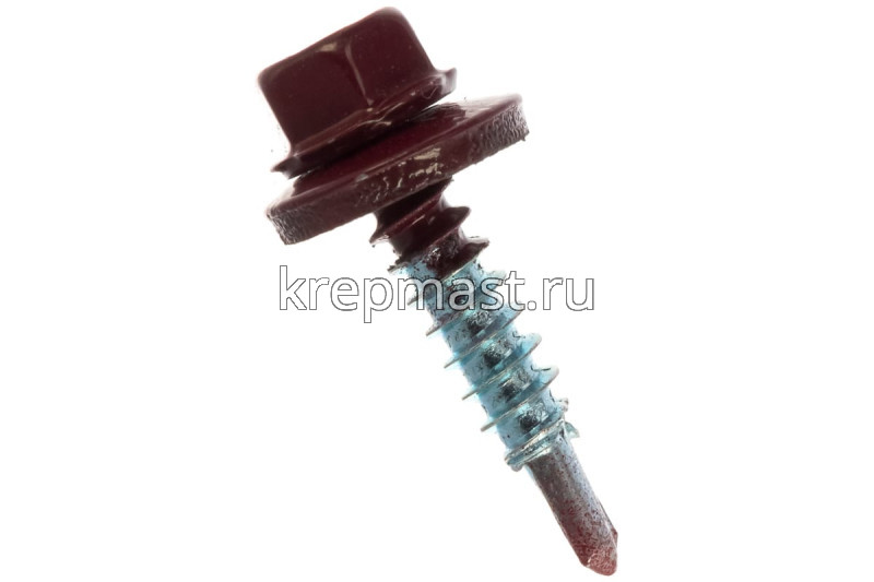 Саморез д/кровли краш. 5,5х25 RAL 3005