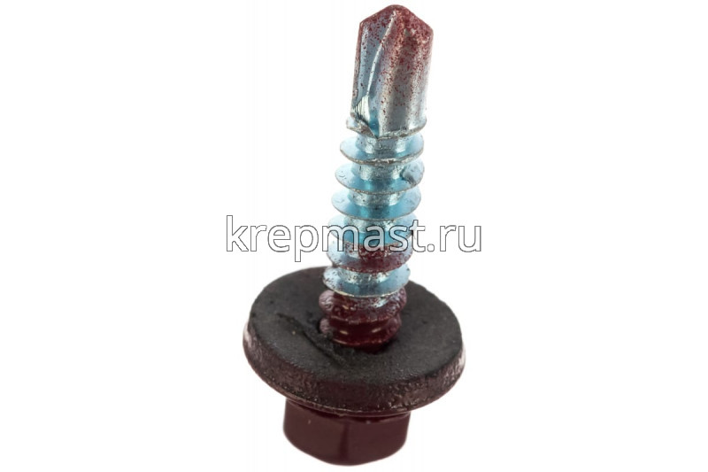Саморез д/кровли краш. 5,5х25 RAL 3005