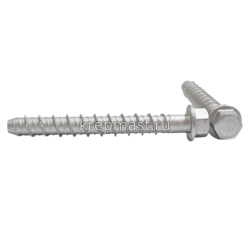 Шуруп по бетону PBW 10х100мм (12,5х100мм шестигран.гол с п/ш)