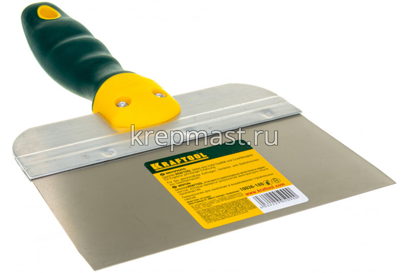 Шпатель 180мм ПРОФИ с пластиковой ручкой KRAFTOOL